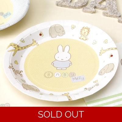Baby Miffy - Paper Plates